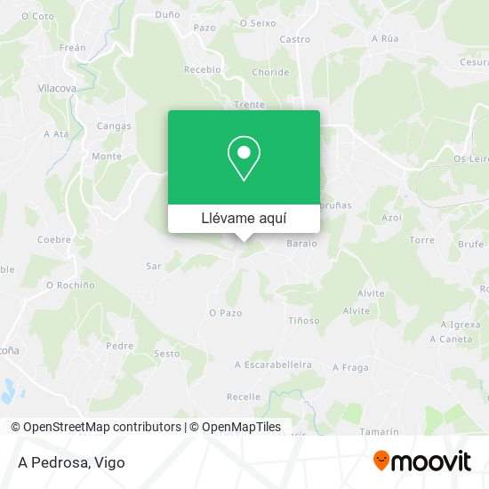 Mapa A Pedrosa