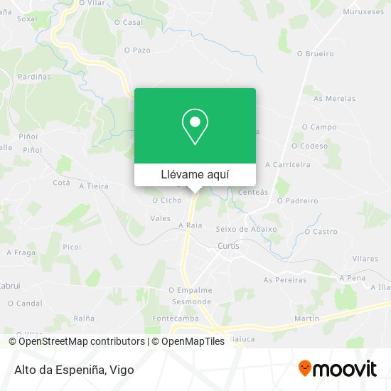 Mapa Alto da Espeniña