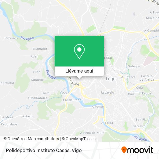Mapa Polideportivo Instituto Casás