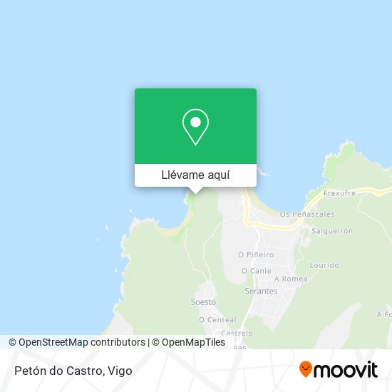 Mapa Petón do Castro