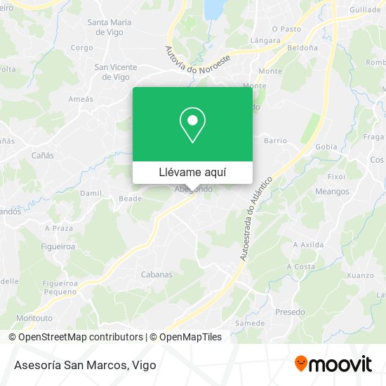 Mapa Asesoría San Marcos