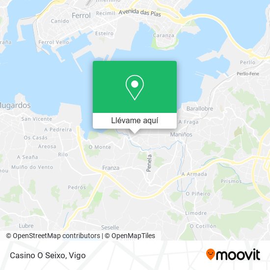 Mapa Casino O Seixo