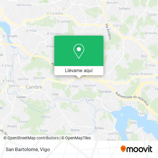 Mapa San Bartolomé