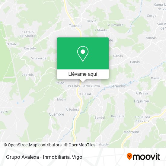 Mapa Grupo Avalexa - Inmobiliaria