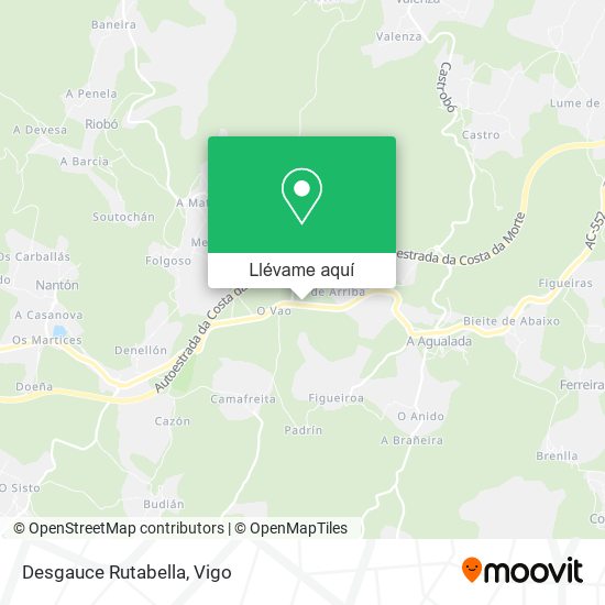 Mapa Desgauce Rutabella