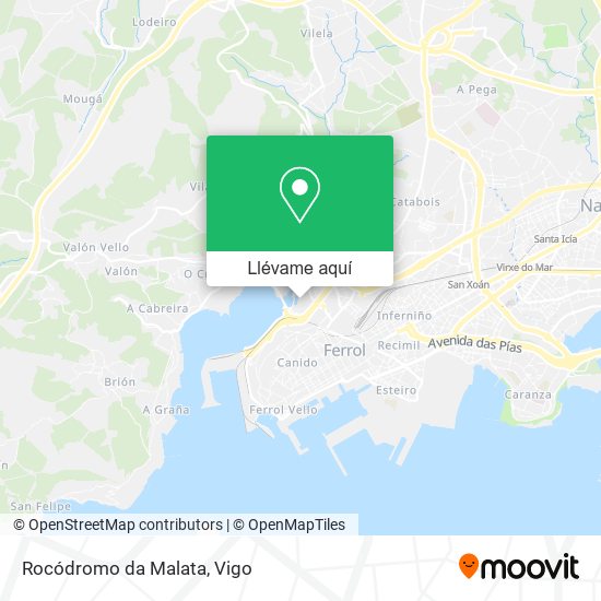 Mapa Rocódromo da Malata