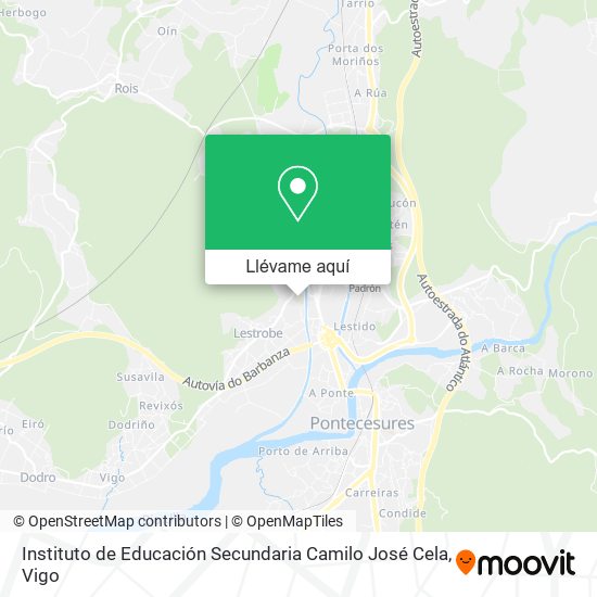 Mapa Instituto de Educación Secundaria Camilo José Cela