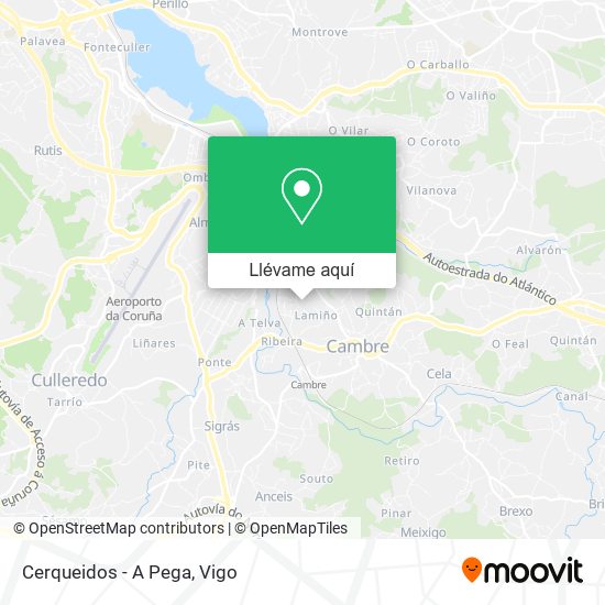Mapa Cerqueidos - A Pega