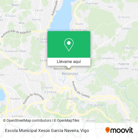 Mapa Escola Municipal Xesús García Naveira