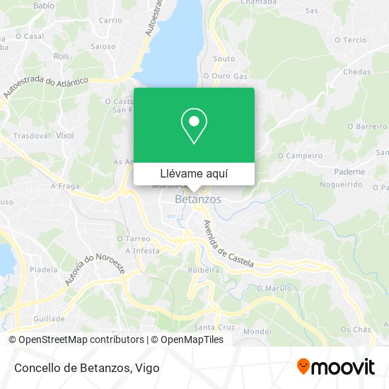 Mapa Concello de Betanzos