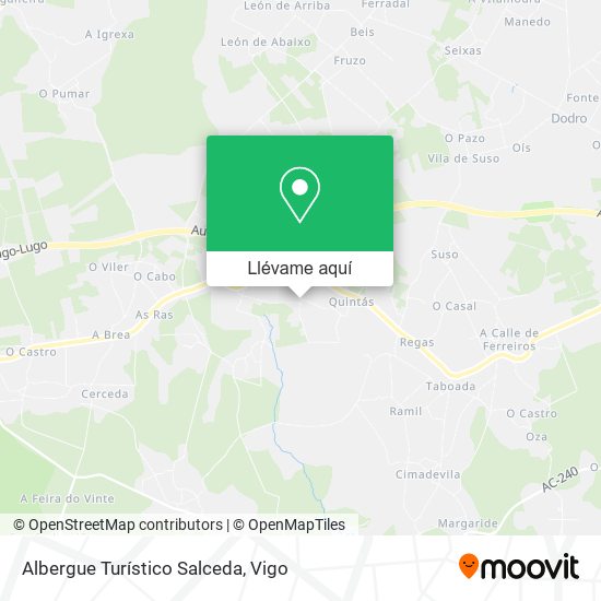Mapa Albergue Turístico Salceda