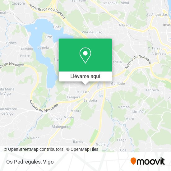 Mapa Os Pedregales