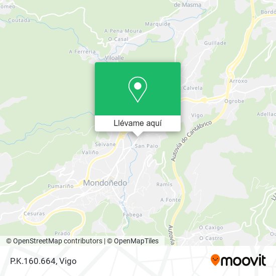 Mapa P.K.160.664