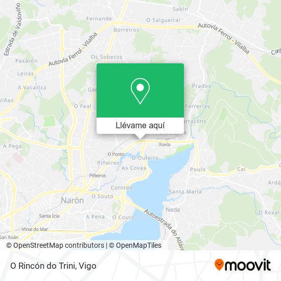 Mapa O Rincón do Trini