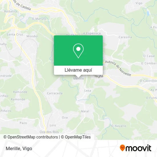 Mapa Merille