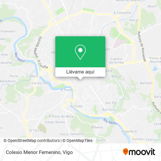Mapa Colexio Menor Femenino
