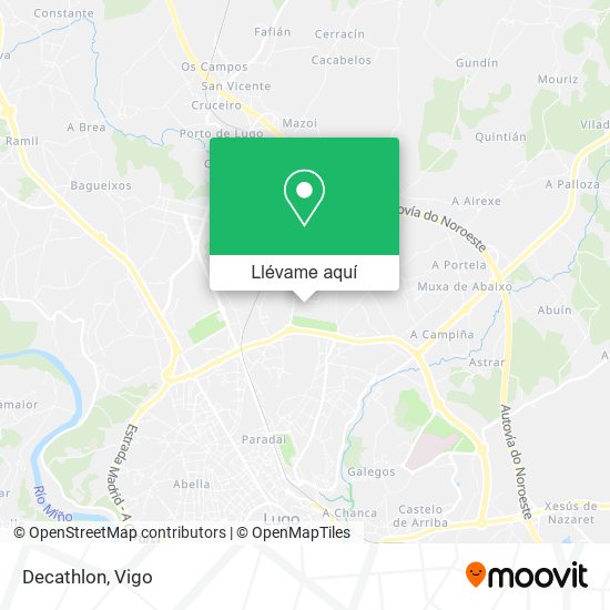 Mapa Decathlon