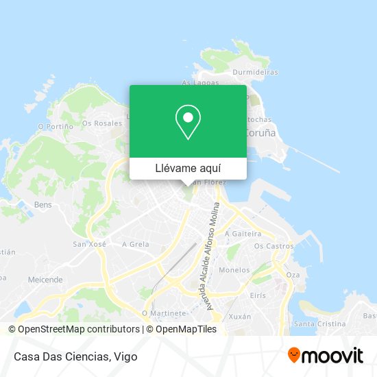 Mapa Casa Das Ciencias