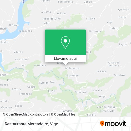 Mapa Restaurante Mercadoiro