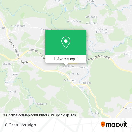 Mapa O Castrillón