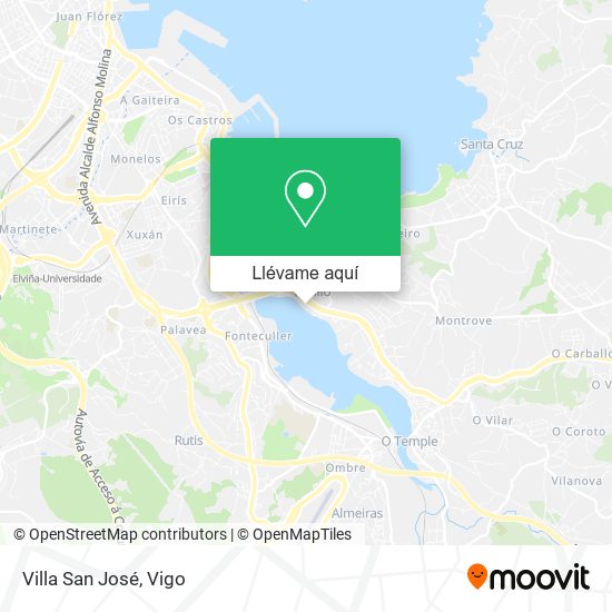 Mapa Villa San José
