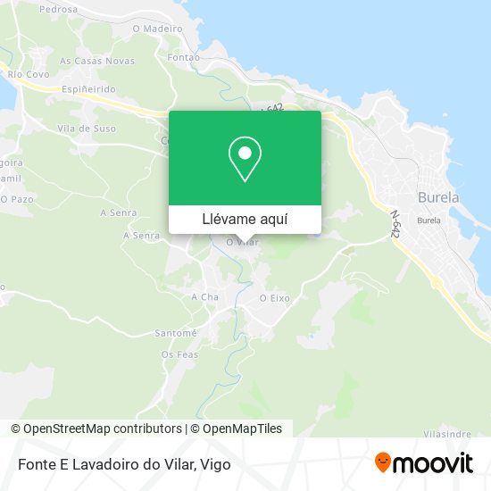 Mapa Fonte E Lavadoiro do Vilar