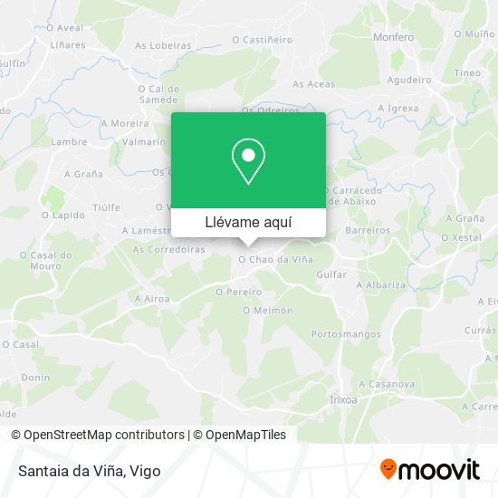 Mapa Santaia da Viña