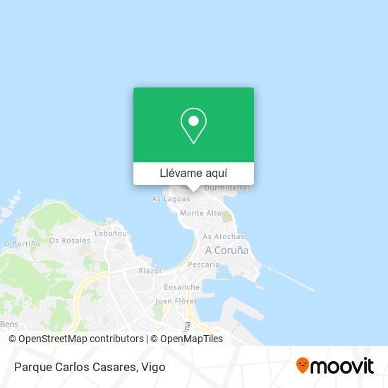 Mapa Parque Carlos Casares
