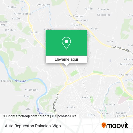 Mapa Auto Repuestos Palacios