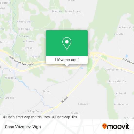 Mapa Casa Vázquez