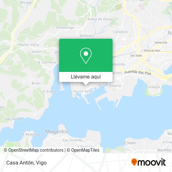 Mapa Casa Antón