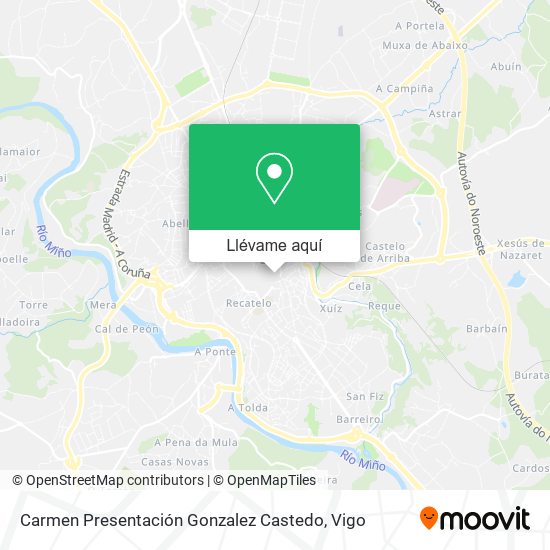 Mapa Carmen Presentación Gonzalez Castedo