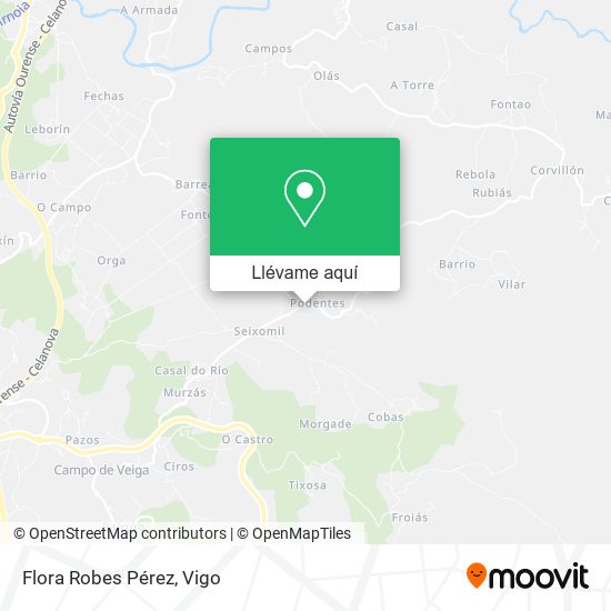 Mapa Flora Robes Pérez