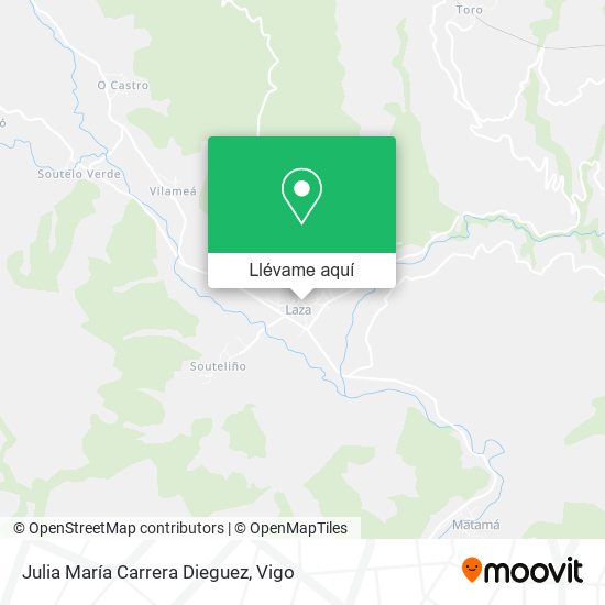 Mapa Julia María Carrera Dieguez
