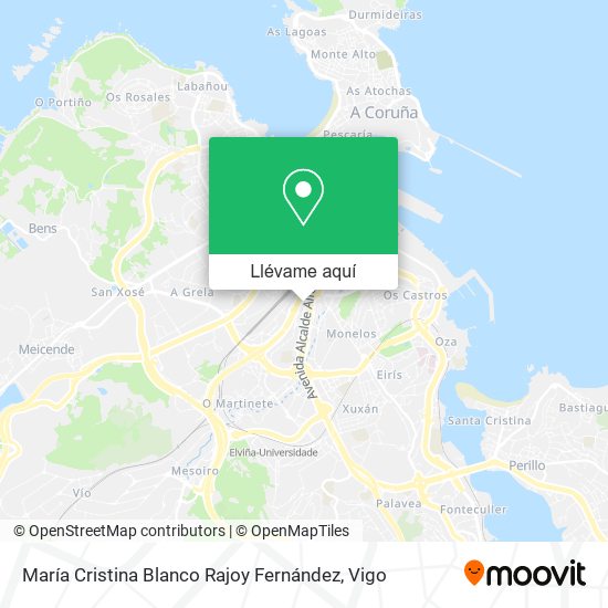 Mapa María Cristina Blanco Rajoy Fernández