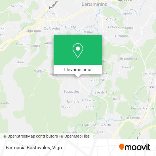 Mapa Farmacia Bastavales