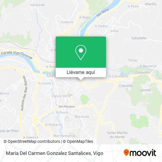 Mapa María Del Carmen Gonzalez Santalices
