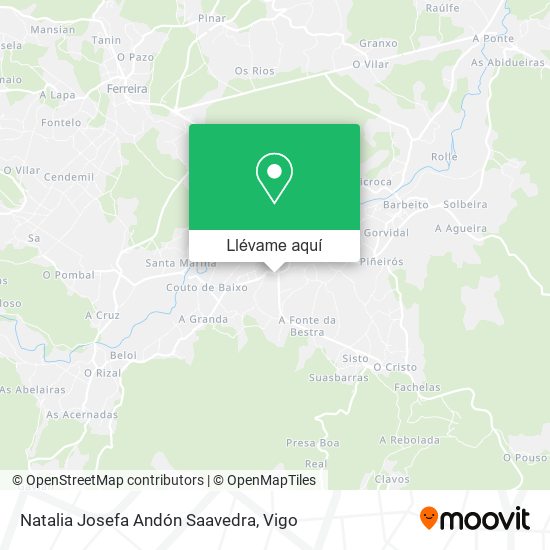 Mapa Natalia Josefa Andón Saavedra