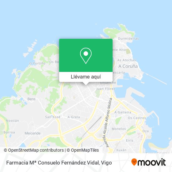 Mapa Farmacia Mª Consuelo Fernández Vidal