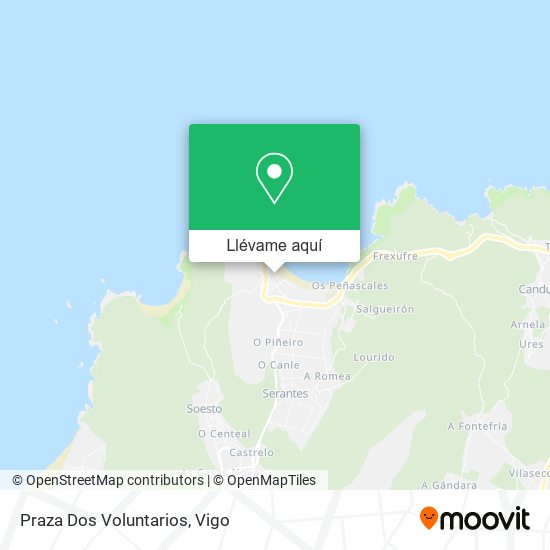 Mapa Praza Dos Voluntarios