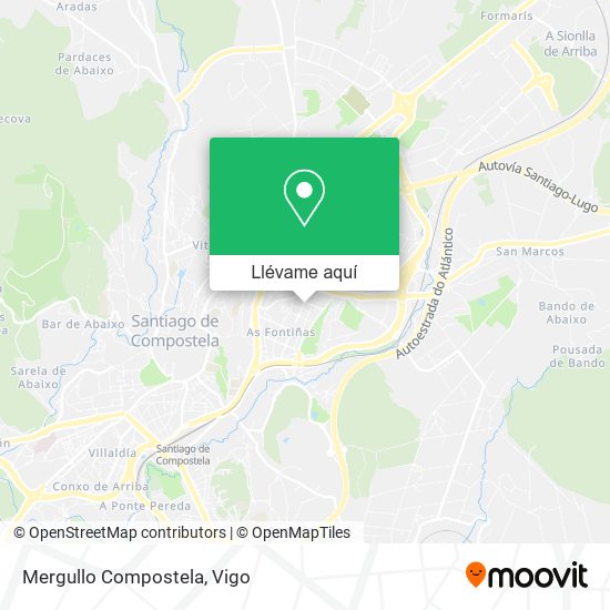 Mapa Mergullo Compostela