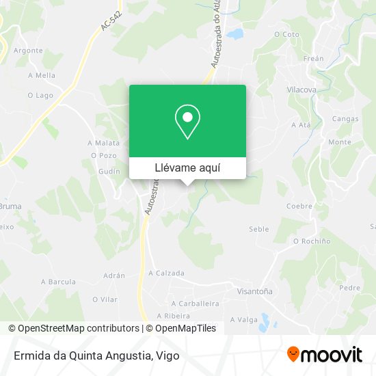 Mapa Ermida da Quinta Angustia