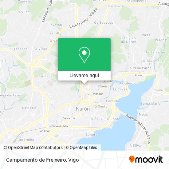 Mapa Campamento de Freixeiro