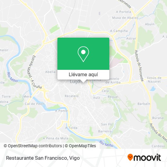 Mapa Restaurante San Francisco