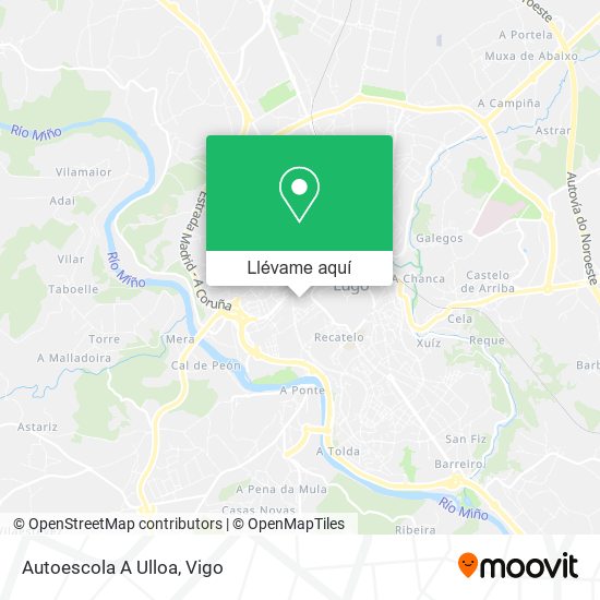 Mapa Autoescola A Ulloa