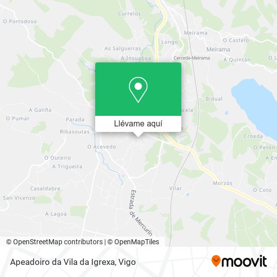 Mapa Apeadoiro da Vila da Igrexa