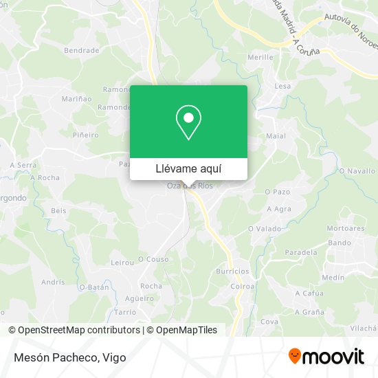 Mapa Mesón Pacheco