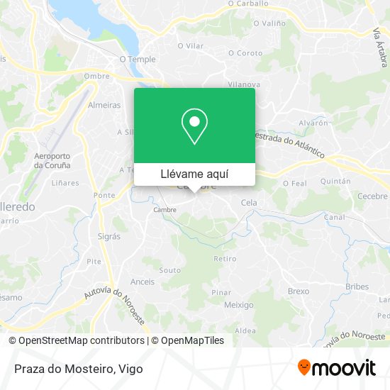 Mapa Praza do Mosteiro