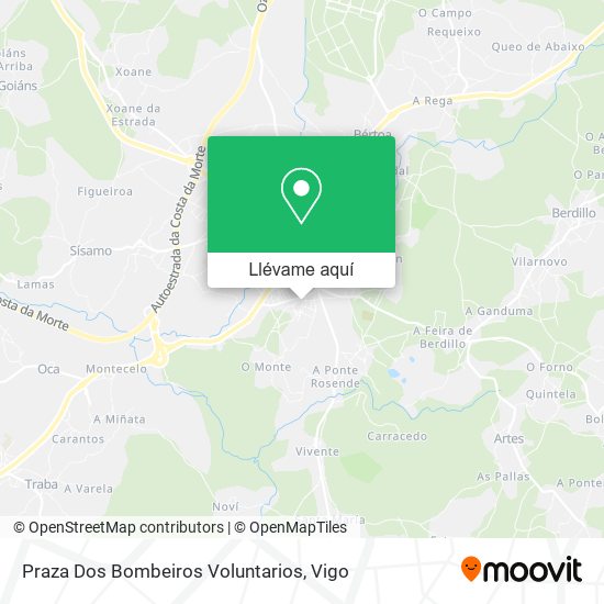 Mapa Praza Dos Bombeiros Voluntarios