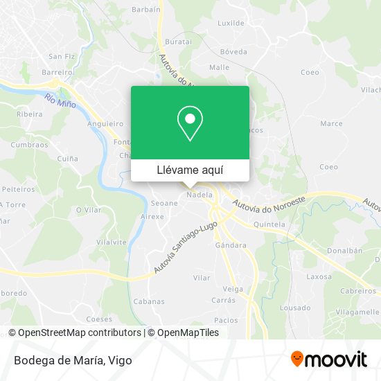 Mapa Bodega de María